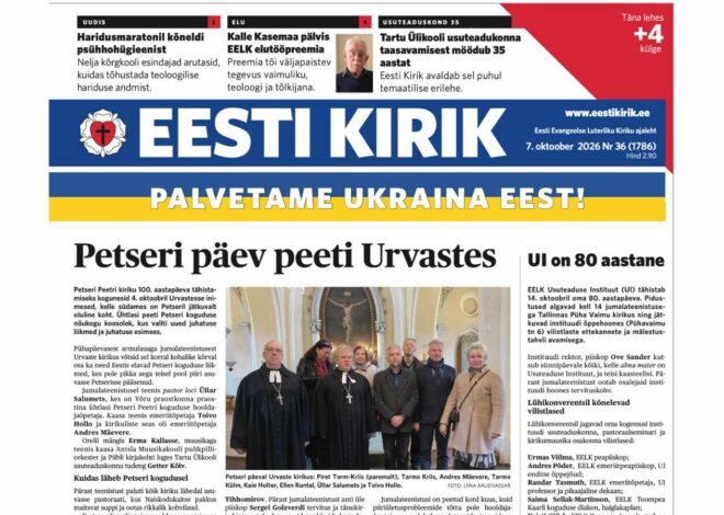Eesti Kirik 07.10.2026