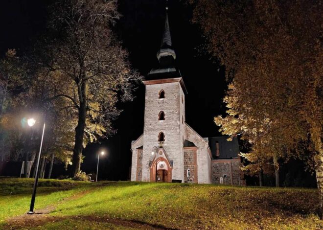 Vastseliina kiriku juurdepääsutee ja parkla said LED-valgustuse