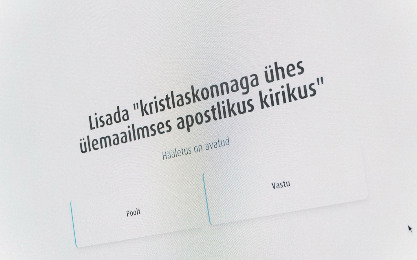 2026. aasta EELK Noortekogu sõnum