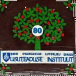 EELK Usuteaduse Instituudi 80. sünnipäeva tort