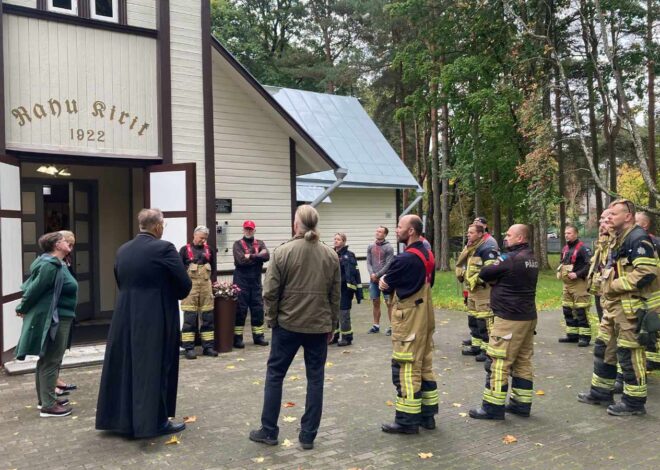 Päästjad tutvusid Nõmme Rahu kirikuga Muinsuskaitseameti ja Päästeameti koostööpäevadel