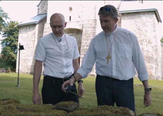 Tartu Pastoraadi viienda kivi tõi peapiiskop Urmas Viilma Saaremaalt